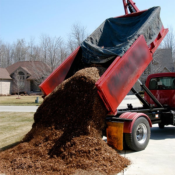 we offer mulch delivery to a wide range of locations to meet our customers' needs